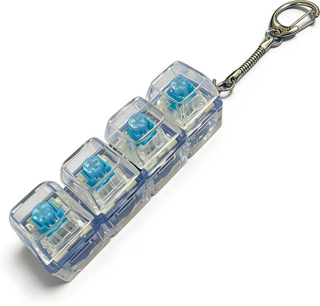 Fishsheep Schlüsselanhänger Fidget Keycap, Unisex - Bild 1