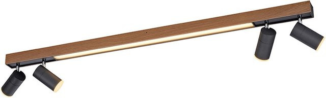 Paul Neuhaus Pure Lines Spot 6121 LED-Deckenstrahler in Oak/Graphite, dimmbar und verstellbar - Bild 1
