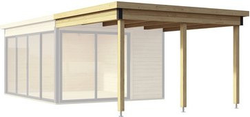 LASITA MAJA Anbau Domeo aus Holz in Natur, B/T/H: 300 x 325 x 341,5 cm - Bild 1