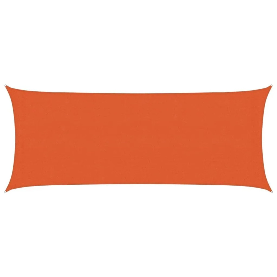 Furnicato Sonnensegel aus HDPE in Orange, Rechteckig, B x H: 2 x 5 m - Bild 2