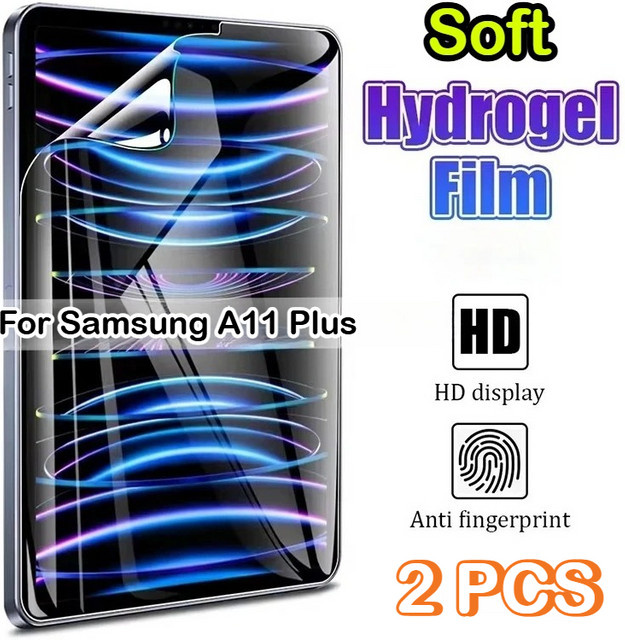 2 Stück Hydrogel-Displayschutz Folie für Samsung Galaxy Tab S11 S10 S9 S8 Lite FE Plus Ultra A9 A11 Plus, transparent - Bild 1