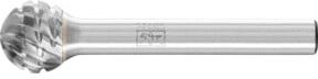 PFERD TOOLS Hartmetall Hochleistungsfrässtift Kugel KUD Titanium für Titan, Farbe: Silber, Durchmesser: 12 mm, Schaft-Durchmesser: 6 mm - Bild 1