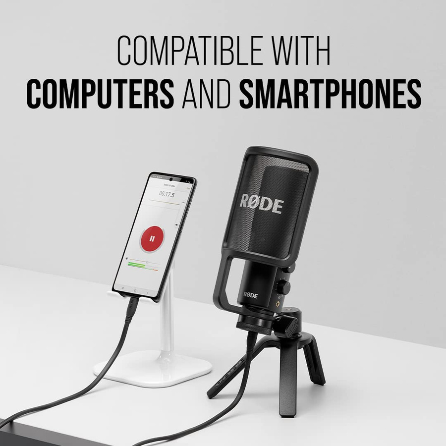 RODE NT-USB+ USB-Mikrofon in Schwarz - Bild 7