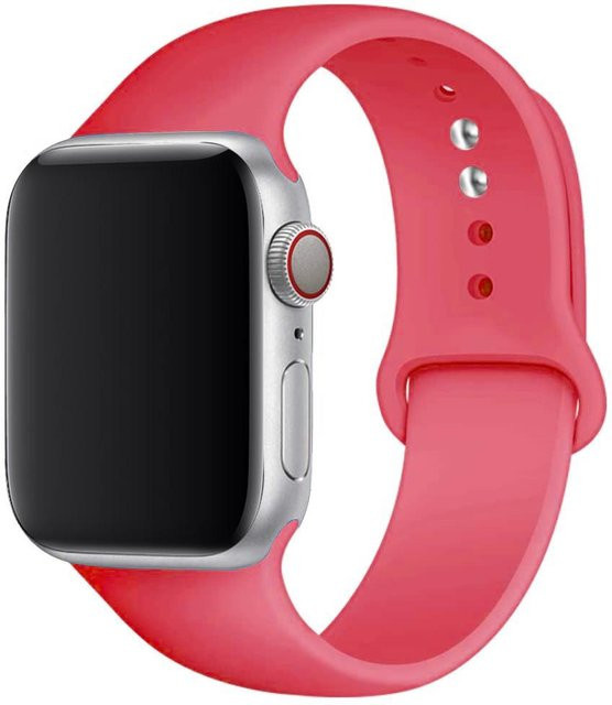 MY-CASE Uhrenarmband Silikon, rosa, Unisex - Bild 1