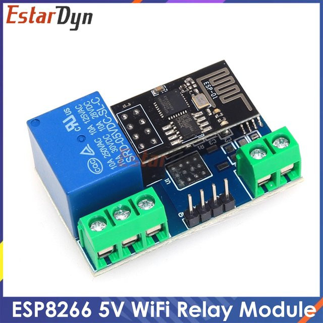 Estardyn ESP8266 WiFi-Relaismodul 5V 10A Smart Switch für IoT App Fernbedienung und Smart Home Automation AC 250V - Bild 1