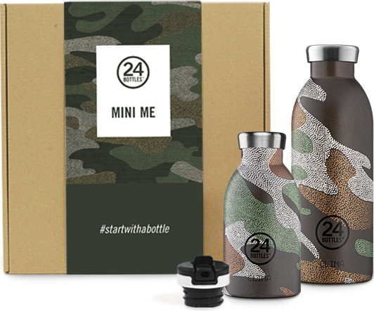 24Bottles Gift Box Mini Me Clima Bottle Camo Zone in Multicolour - Bild 1