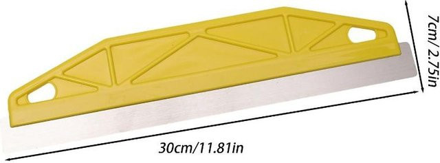 Binchi Outdoor Product Farbkantenwerkzeug aus Edelstahl als Schaber und Kantenführung in Gelb - Bild 1