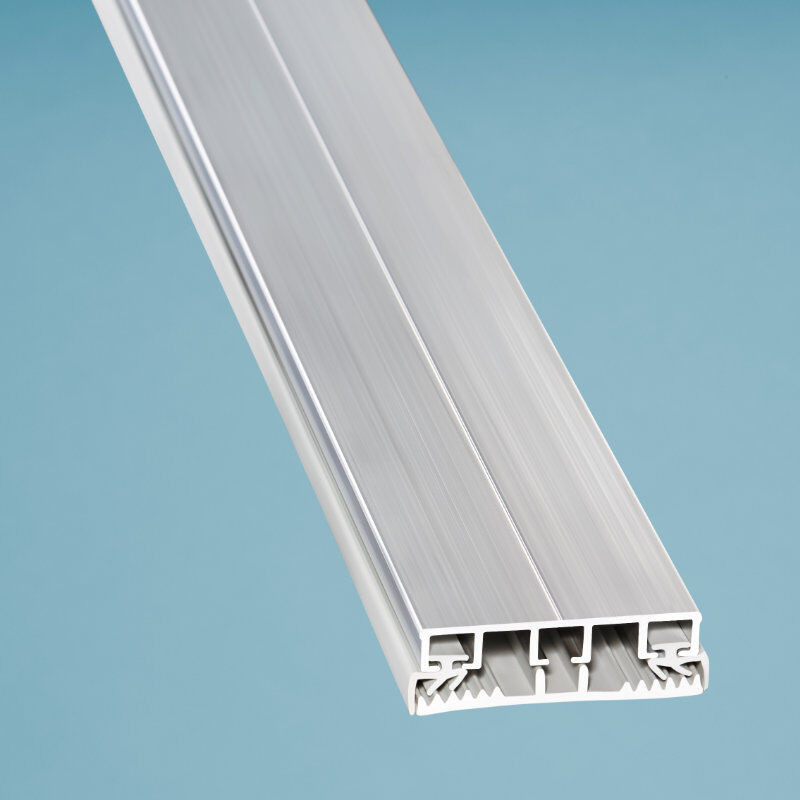 Scobalit Universalprofil aus Aluminium in Silber mit extra starkem Auflagengummi, Breite: 60 mm - Bild 1