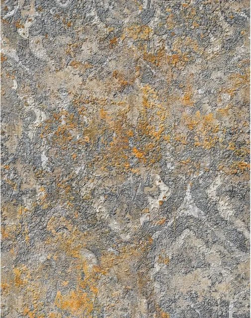 Schöner Wohnen Vliestapete New Delight Ornament in Grau-Gold, Breite: 340 cm, Höhe: 265 cm - Bild 1