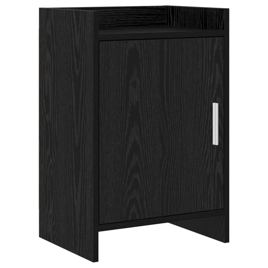vidaXL Nachttisch aus Holzwerkstoff in Schwarzer Eiche, modern, B/T/H: 40 x 30 x 60 cm - Bild 2