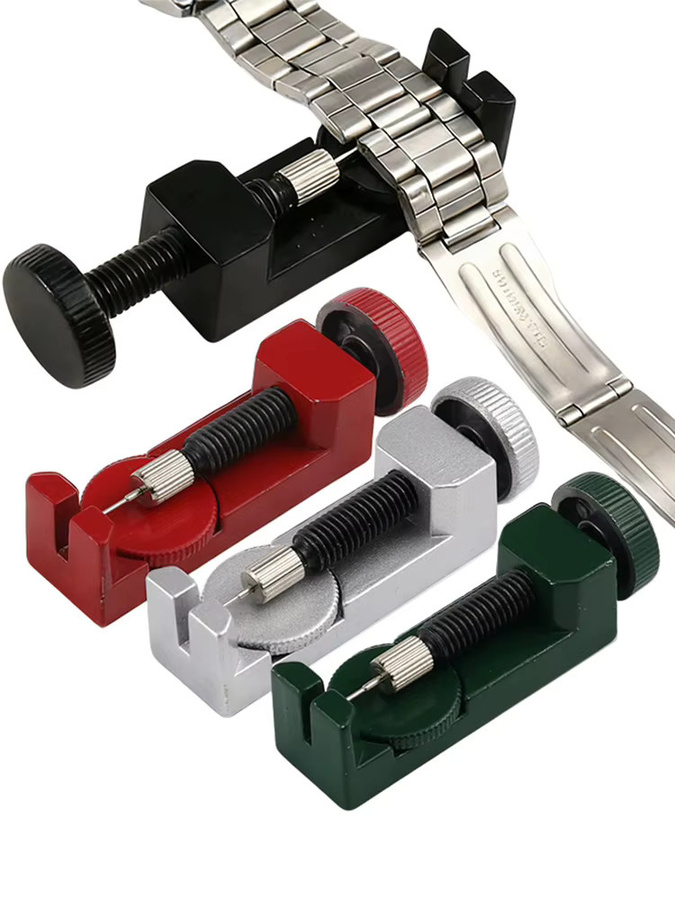 QSTEXPRESS Uhren-Reparatursatz zur Demontage von Armbandriemen in Silber - Bild 6