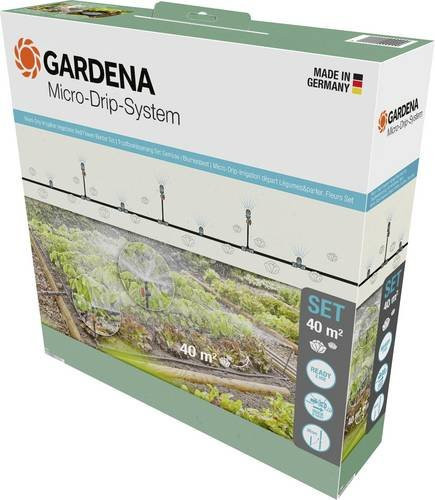 Gardena Micro-Drip-System Tropfbewässerungs-Set für Gemüse- und Blumenbeete zur Bewässerung von 60 m² - Bild 1
