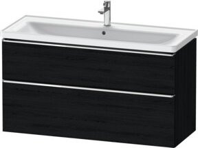 Duravit Waschtischunterschrank D-Neo mit Schubladen und Türen, Eiche matt, B/T/H: 118,4 x 45,2 x 62,5 cm - Bild 1