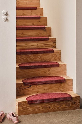 Jotex SIENNA Stufenteppich Sisal 2er-Pack, Rot, Rechteckig - Bild 1