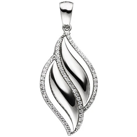 Colfem Anhänger 925 Sterling Silber, 63 Zirkonia - Bild 1