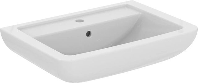 Ideal Standard Waschtisch Eurovit Plus in Weiß mit 1 Hahnloch und Überlauf, Breite: 65 cm - Bild 1