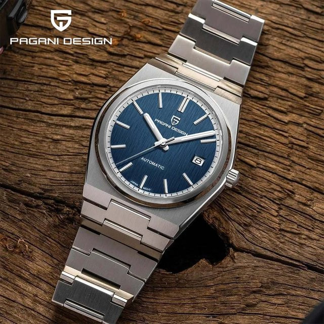 PAGANI DESIGN Armbanduhr, Automatik, Edelstahl, Blau, Saphirglas, Herren - Bild 1