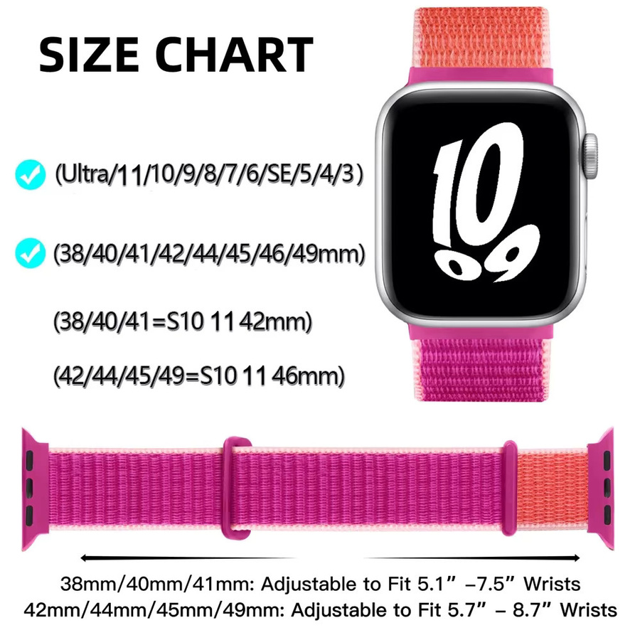 Geekthink Uhrenarmband Nylon, Unisex - Bild 3