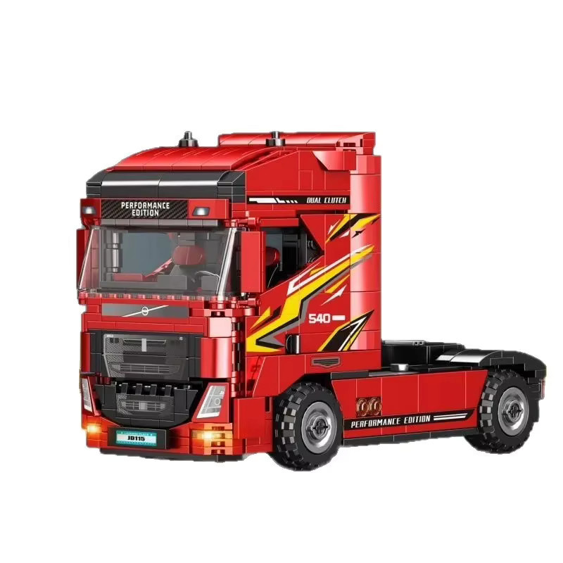 XMWL LKW-Kopfmodell Bausteine Technik-Serie, Schwerlast-LKW Sattelzugmaschine, Spielzeug - Bild 2