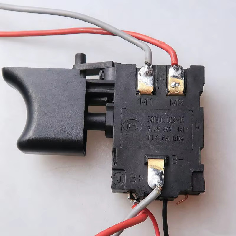 Lithium-Batterie Bohrer Geschwindigkeit Control Trigger Schalter für DC 21-25V in Schwarz - Bild 4