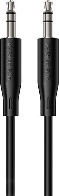 Borofone BL26 3,5-mm-Audiokabel in Schwarz, Länge: 1 m - Bild 1