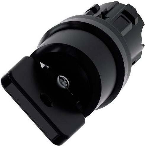 Siemens Schlüsselschalter 3SU1000-4HF21-0AA0 Schwarz aus Kunststoff mit IP66, IP67, IP69/IP69K Schutzart - Bild 1