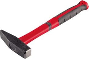 Gedore red Schlosserhammer mit Fiberglasstiel in Schwarz-Rot, 500 g Kopfgewicht - Bild 1