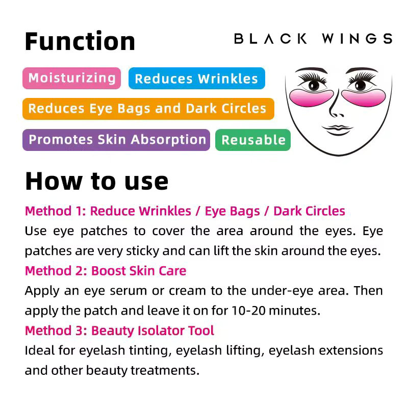 Blackwing Design Wimpern-Silikon-Pads NO4, Unisex - Bild 2