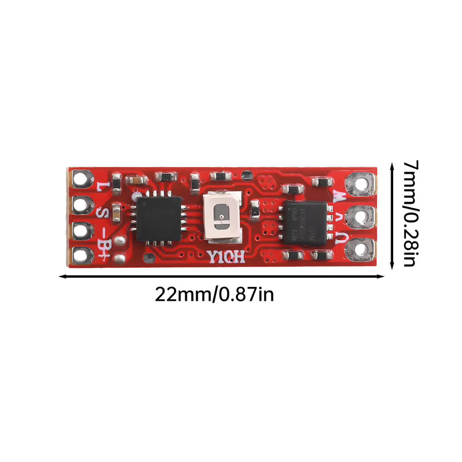 Gaqqee Micro RC Bürstenloser Motor-Drehzahlregler 2S-3S DC5V-16V 8A in Rot für 1104, 1106, 1306, 1407, 1503 Motoren - Bild 2