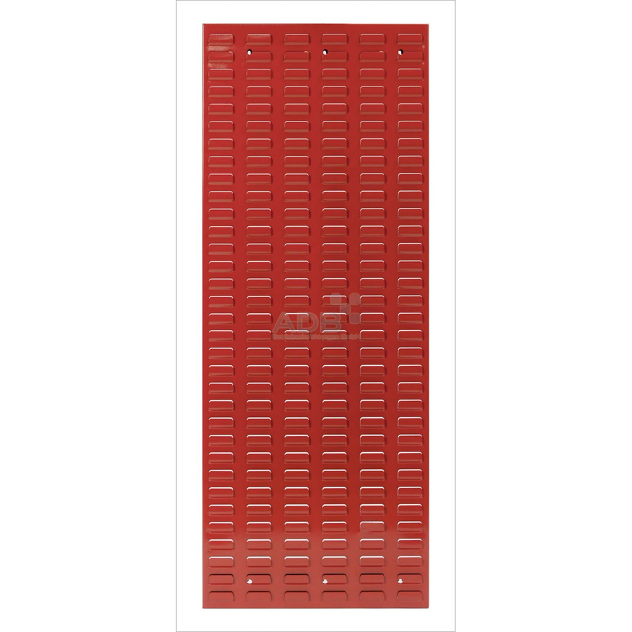 PROREGAL Orthogonale Schlitzplatte aus Stahl in Verkehrsrot, H x B: 117,7 x 45,6 cm - Bild 2