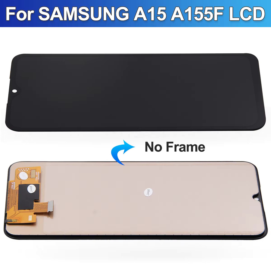 Samsung A15 5G SM-A156B und A15 4G SM-A155F LCD-Display mit Rahmen, 6,5 Zoll Digitaler Touchscreen in Schwarz - Bild 5