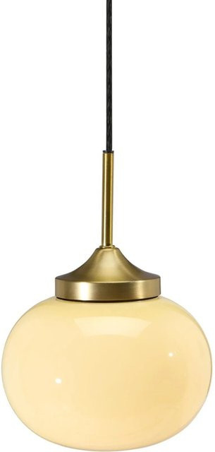 PR Home Elsy Kleine Pendelleuchte in Gold und Beige mit Glas und Metall - Bild 1