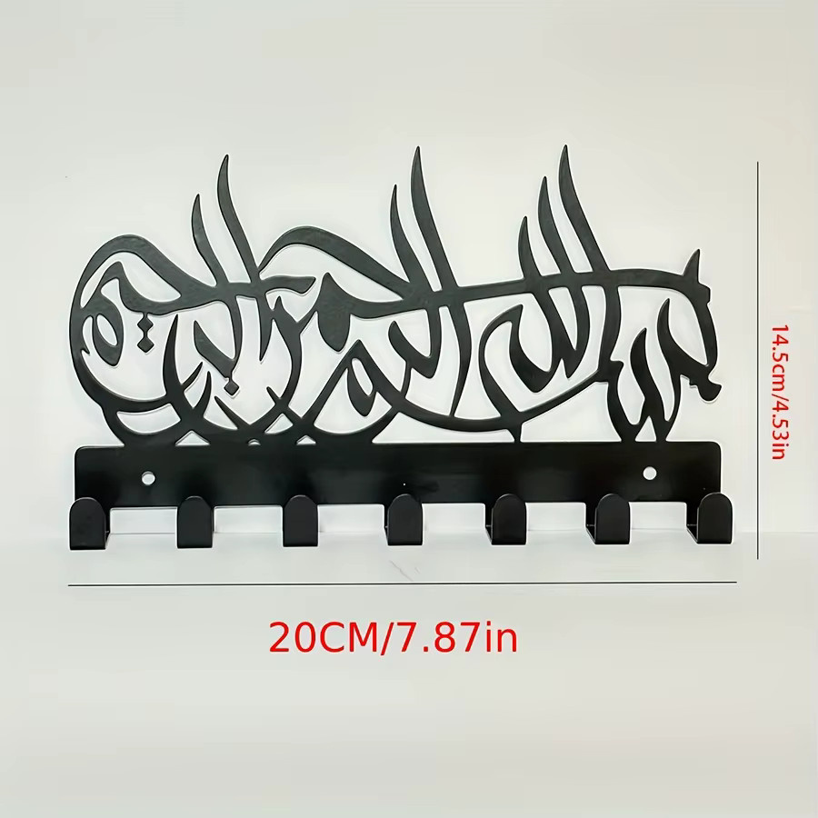 CIFBUY Edelstahl-Wandhaken in Schwarz zur Wandmontage für Handtücher und Hüte - Bild 2