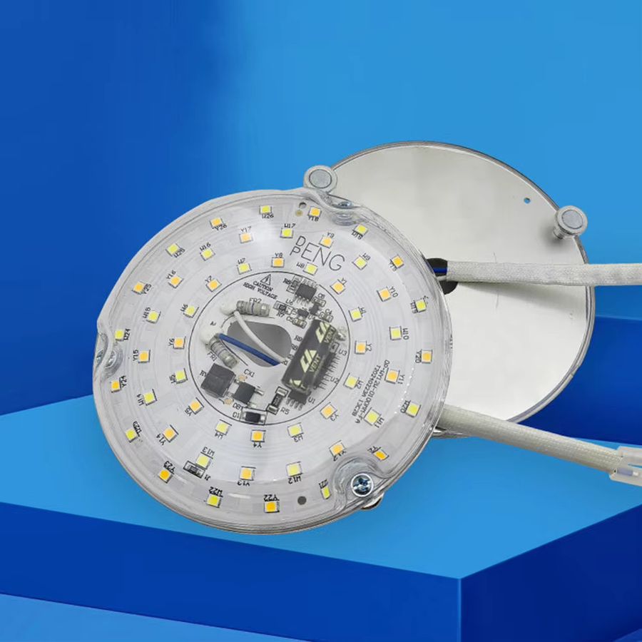 APWIKOGER Ersatzpanel für Deckenventilator Licht mit CRI90, runde Unterputz Deckenleuchte, 15 W - Bild 3