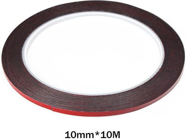 Ample Means Doppelseitiges Handy Reparatur Klebeband für LCD Touchscreen Panel, Grau, 10 m Länge, Dicke: 3 mm, Breite: 10 mm - Bild 1