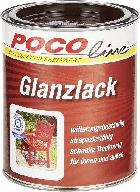 POCOline Acyl Buntlack für Holz in Schokobraun glänzend, 0,75 l - Bild 1