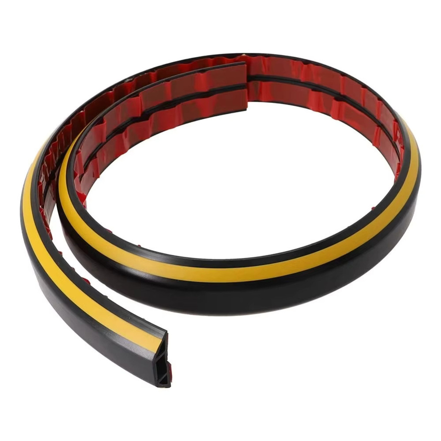 Schutz Kabelabdeckung für Bodenkabel aus Silikon in Schwarz, Länge: 100 cm, Breite: 4 cm - Bild 6