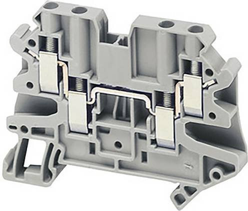 Schneider Electric NSYTRV44 Klemmenleiste, Grau, 50 Stück - Bild 1