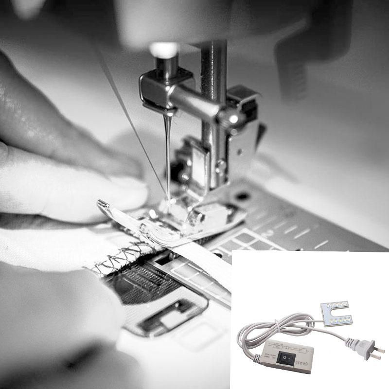 NATAWA Magnetische LED Arbeitsleuchte in U-Form, Industrielle Nähmaschinenleuchte mit 10 LEDs, Grau - Bild 5