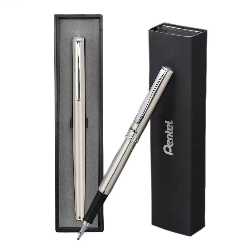 Pentel Gelstift K600 mit schwarzer Tinte und 0,7 mm Spitze in Metallfassung - Bild 5