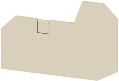 Weidmüller Abschlussplatte für Klemmen Beige 50 Stück - Bild 1