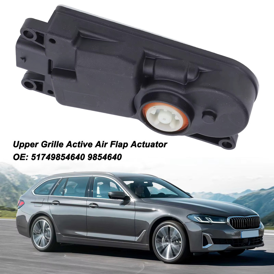 YOSOO Automatischer oberer Kühlergrill mit aktivem Luftklappenantrieb in Schwarz für BMW 5er G30 G31 2017 bis 2020 - Bild 2