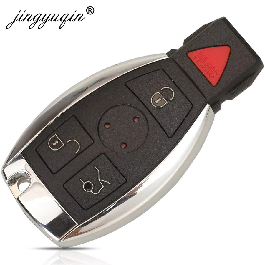 Jingyuqin Smart Remote Autoschlüssel Shell für Mercedes Benz NEC C E R S CL GL SLK Keyless Fob ohne Logo - Bild 3