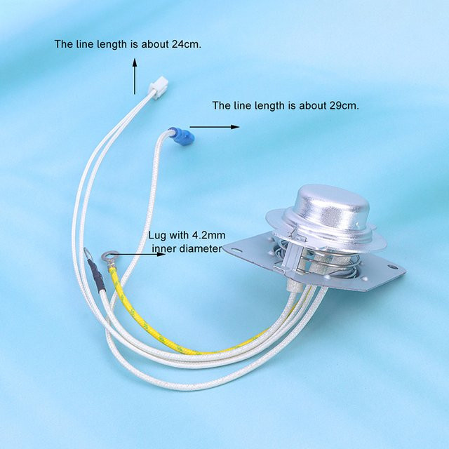 ESHYLALA Temperatursensor für 5-Linien-Reiskocher, elektrischer Schnellkochtopf Ersatzteil, Silber/Metall - Bild 1