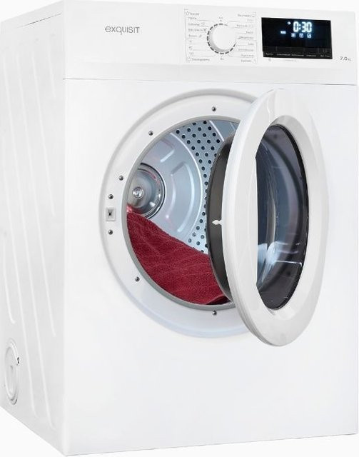 TAE70-70 Wäschetrockner Exquisit in Weiß, Freistehender Frontlader mit Ablufttechnik - Bild 1