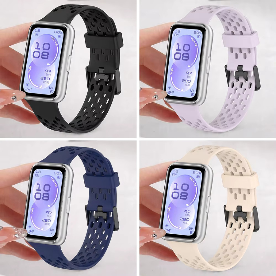 KILPILLS Uhrenarmband Silikon, Schwarz, Unisex - Bild 2