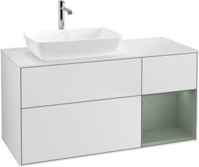 V&B Waschtischunterschrank Finion in Weiß lackiert, Breite: 120 cm, Tiefe: 50,1 cm, Höhe: 50,1 cm - Bild 1
