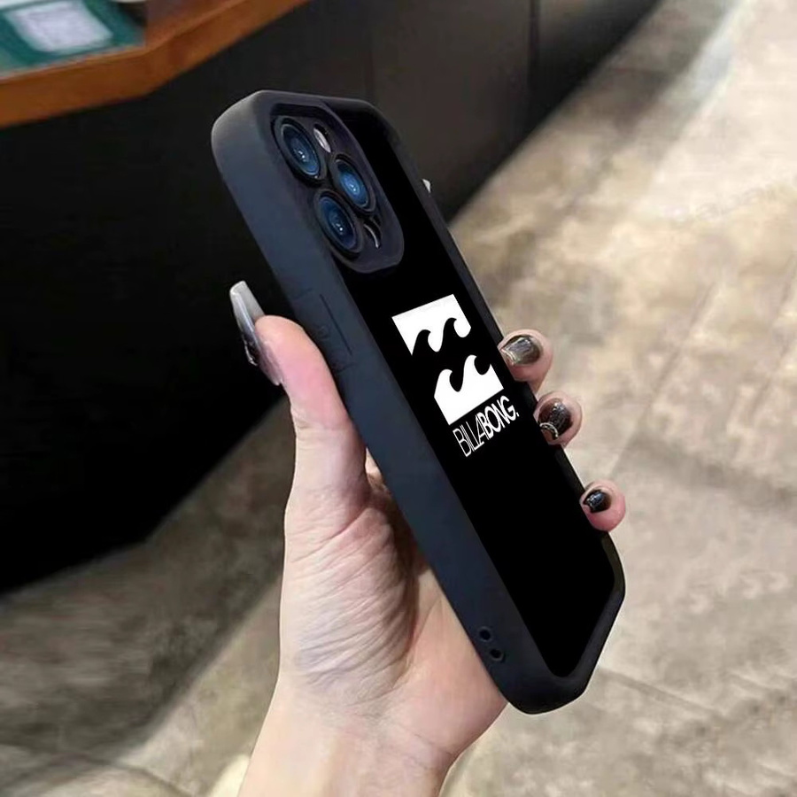 Billabong Silikon-Soft-Handyhülle in Schwarz für iPhone 11 bis iPhone 17 Modelle - Bild 4