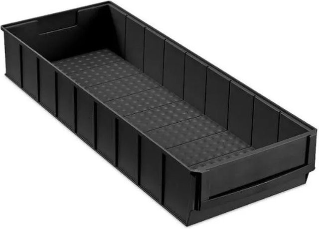 PROREGAL Leitfähige Industriebox 500 B ESD Sortimentskasten, Schwarz, H x B x T: 81 x 183 x 50 cm - Bild 1