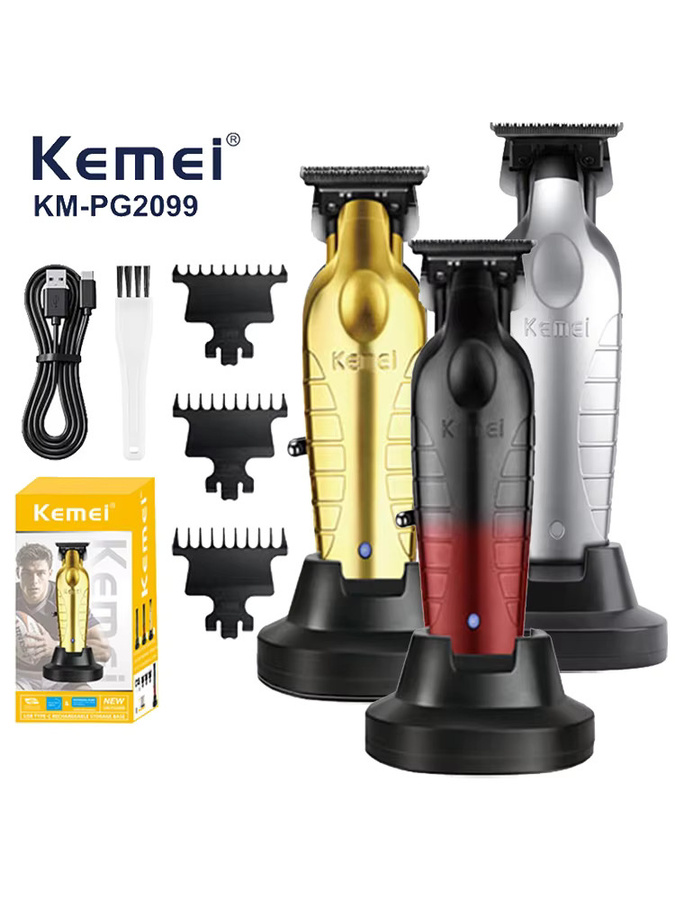 Kemei Haarschneidemaschine für Herren, elektrisch, USB wiederaufladbar - Bild 5